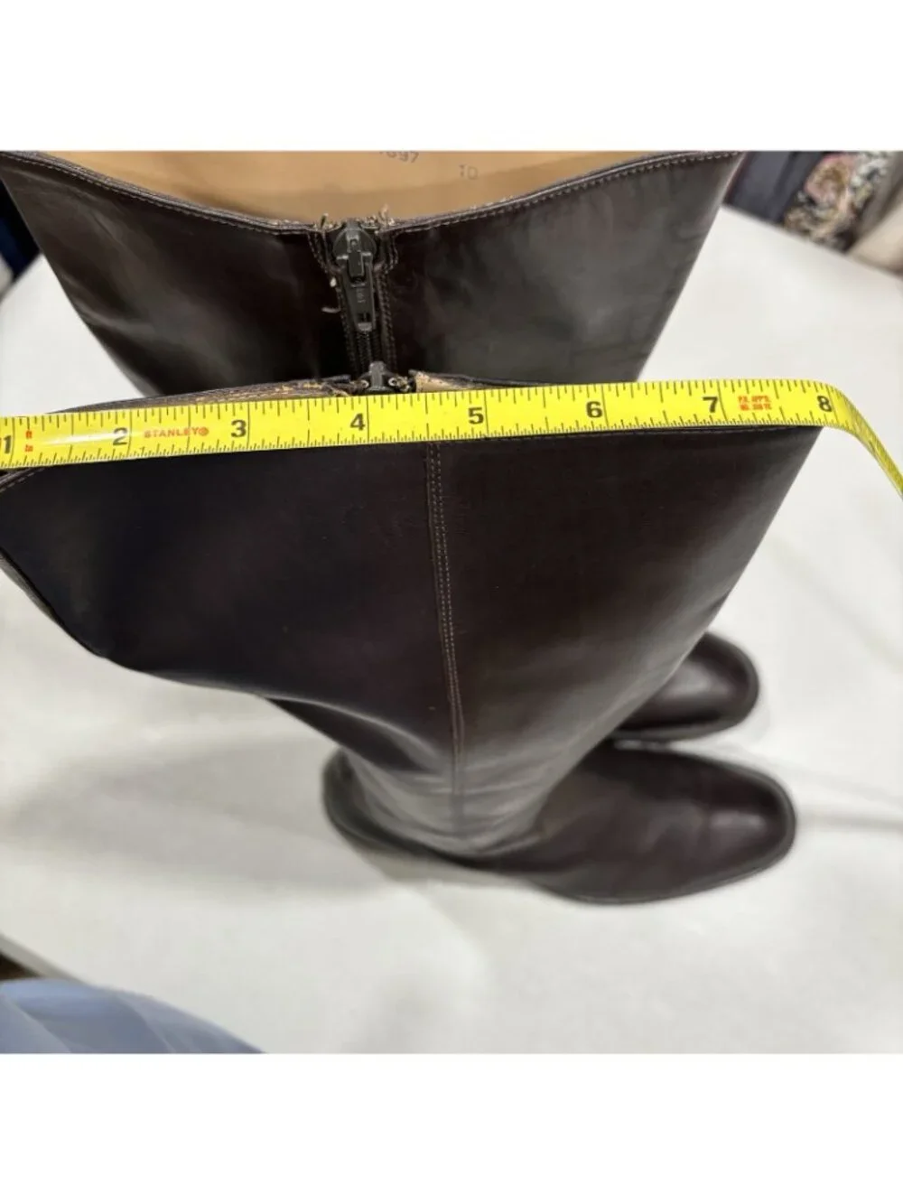 J Crew old money Riding Boots Made In Italy Brown Leather Women 10